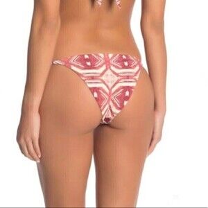 𝅺DOLCE Vita Tie side Cheeky Bikini bottom MEDIUM boho bohemian Reversible NWT